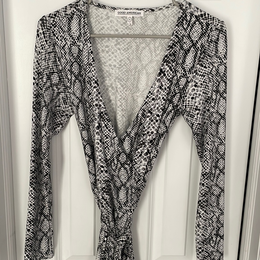 Good American wrap dress.  New with tags (price negotiable)